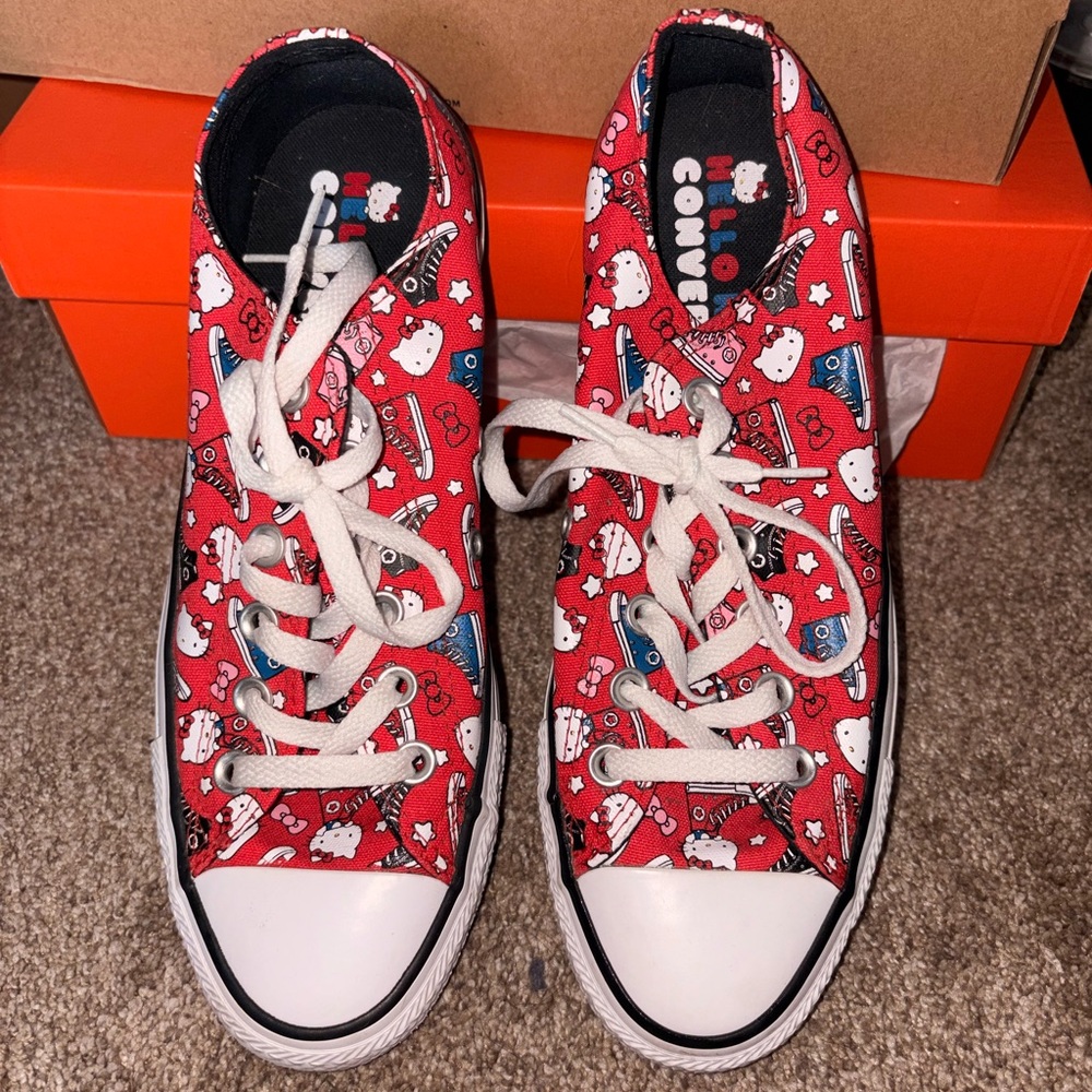 Red Hello Kitty Converse